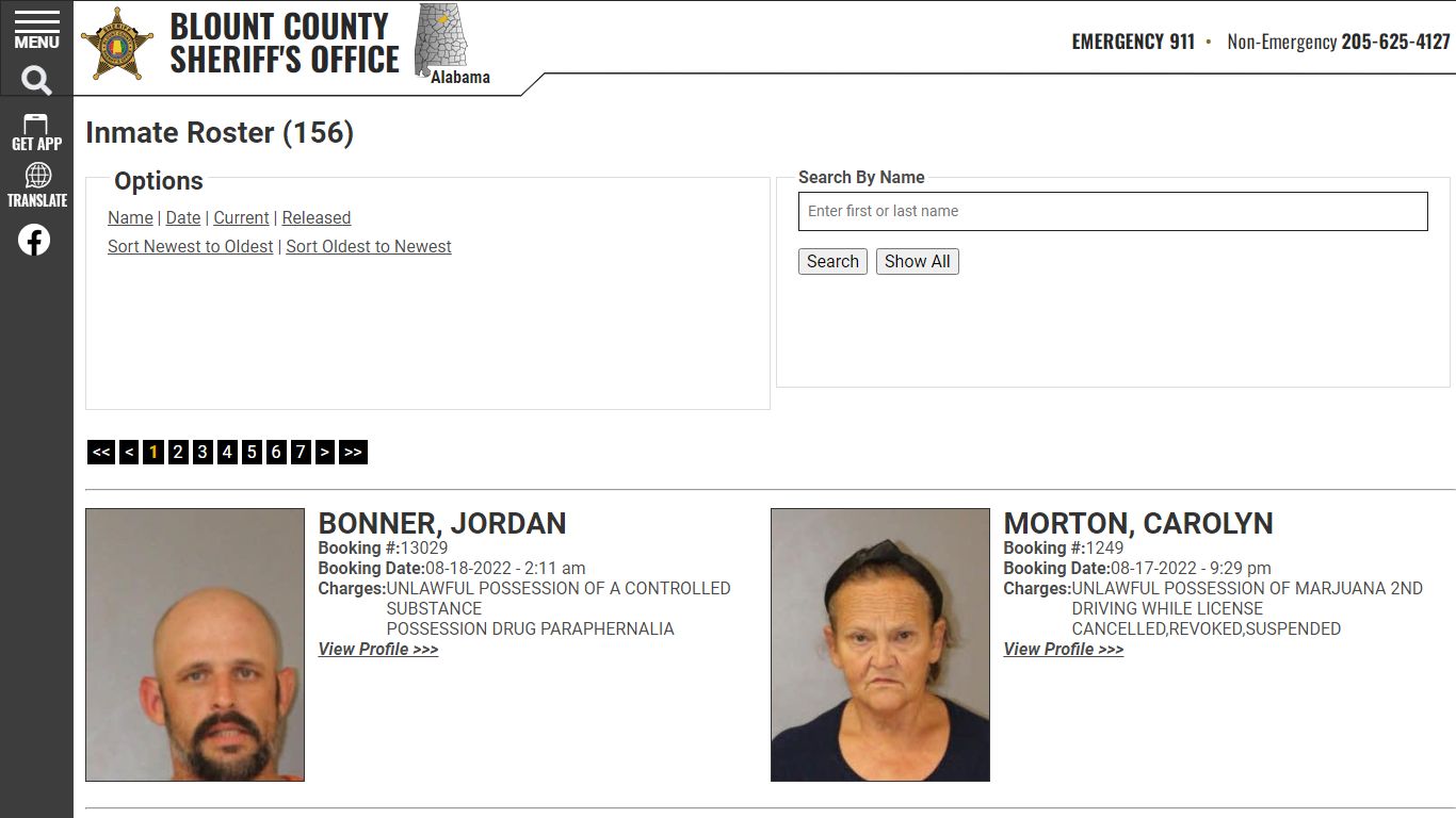 Inmate Roster - Current Inmates Booking Date Descending - Blount County ...